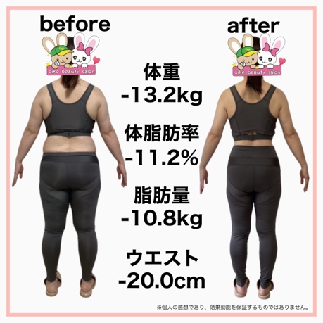 ビフォーアフター左向き